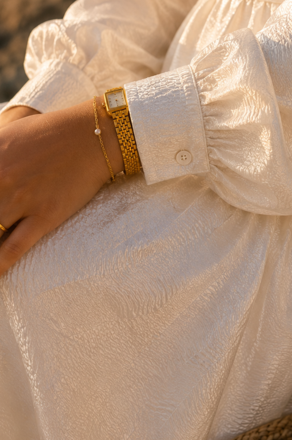 The Élan Shirt Dress – Ivory