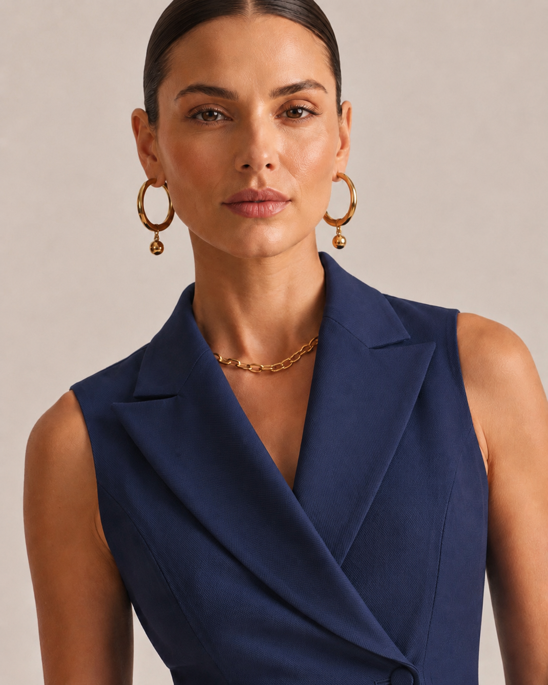 The Navy Tailored Waistcoat Co-Ord