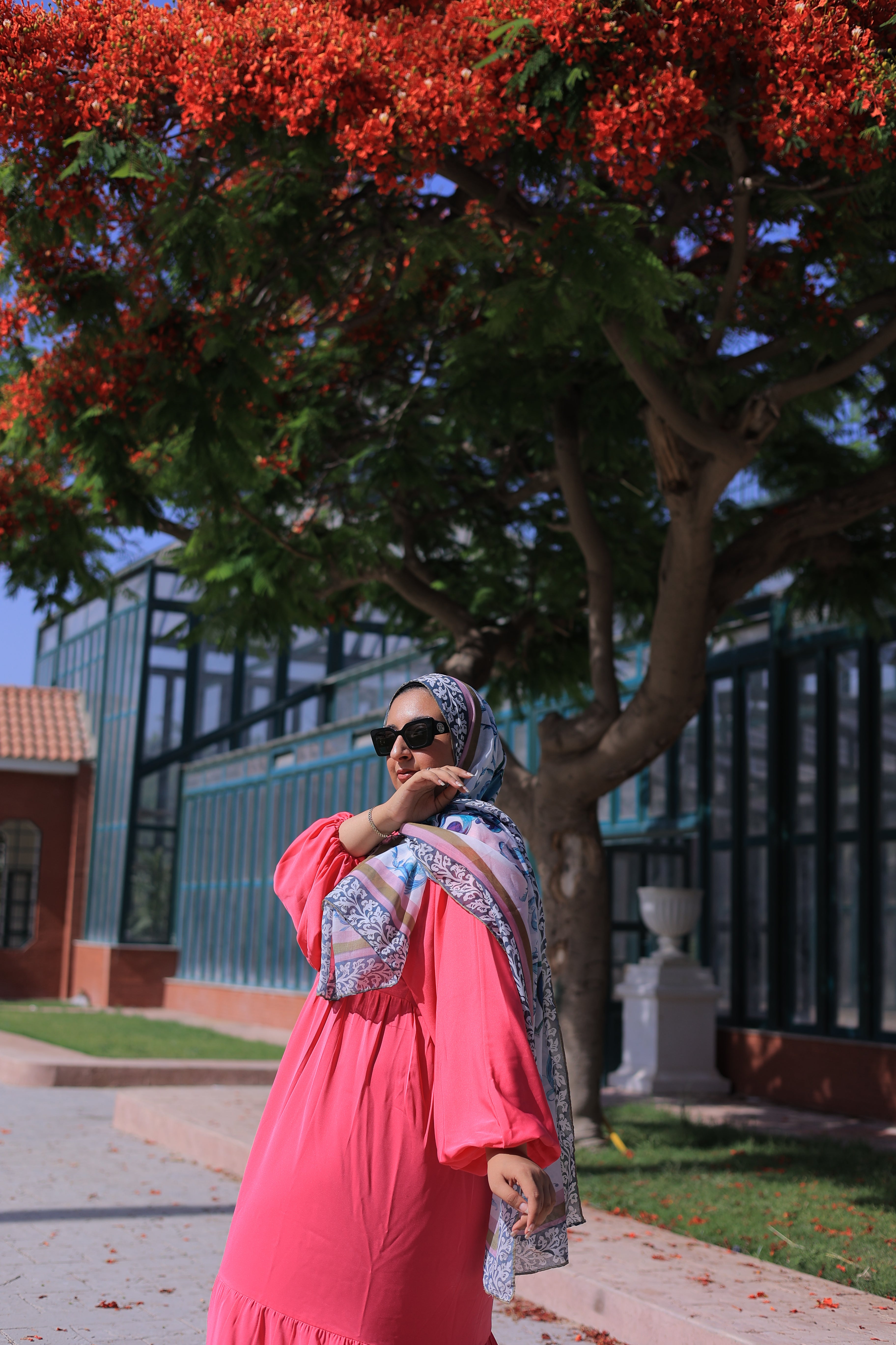 The Soleil Outfit - Scarf + Dress -