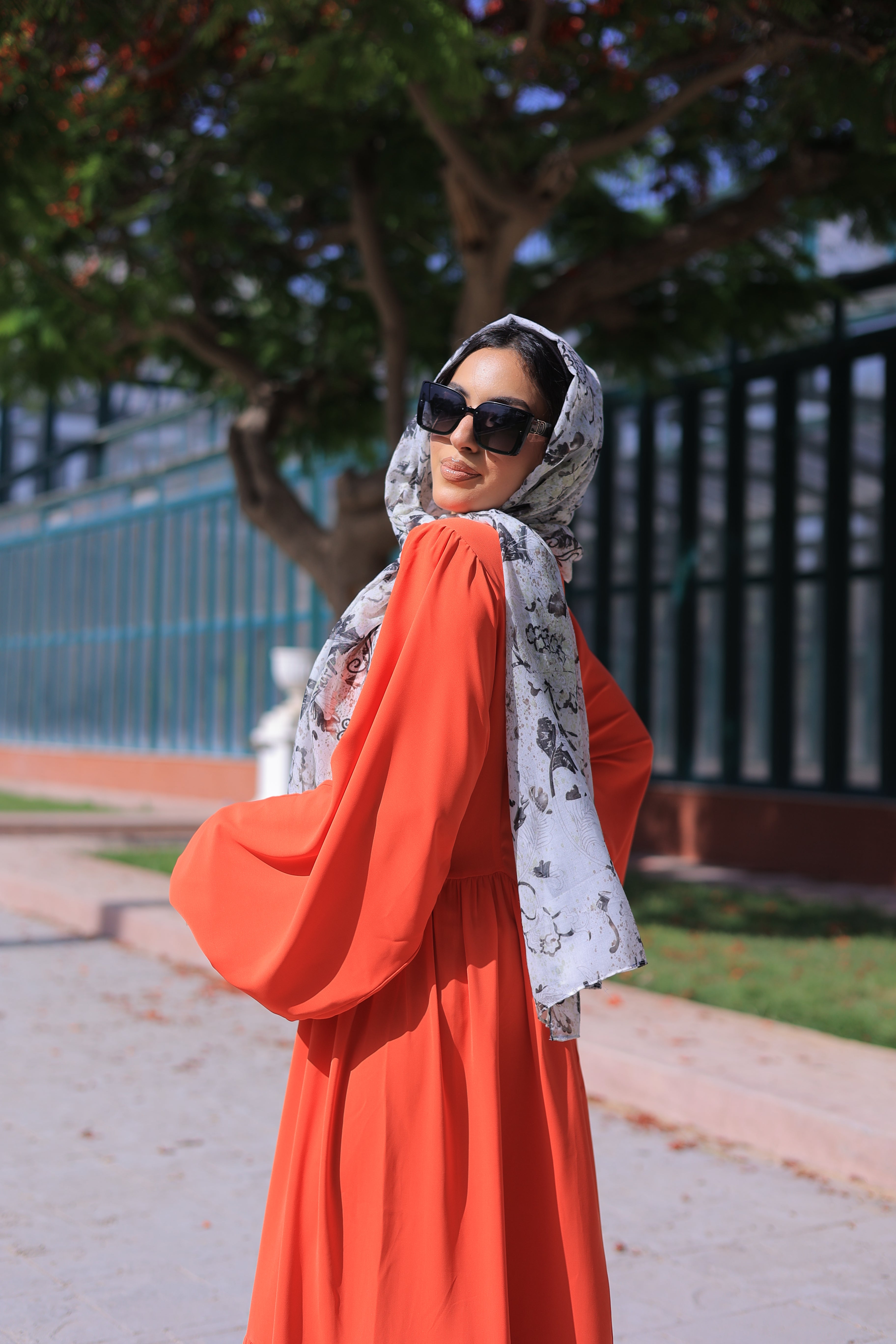 The Soleil Outfit - Scarf + Dress -