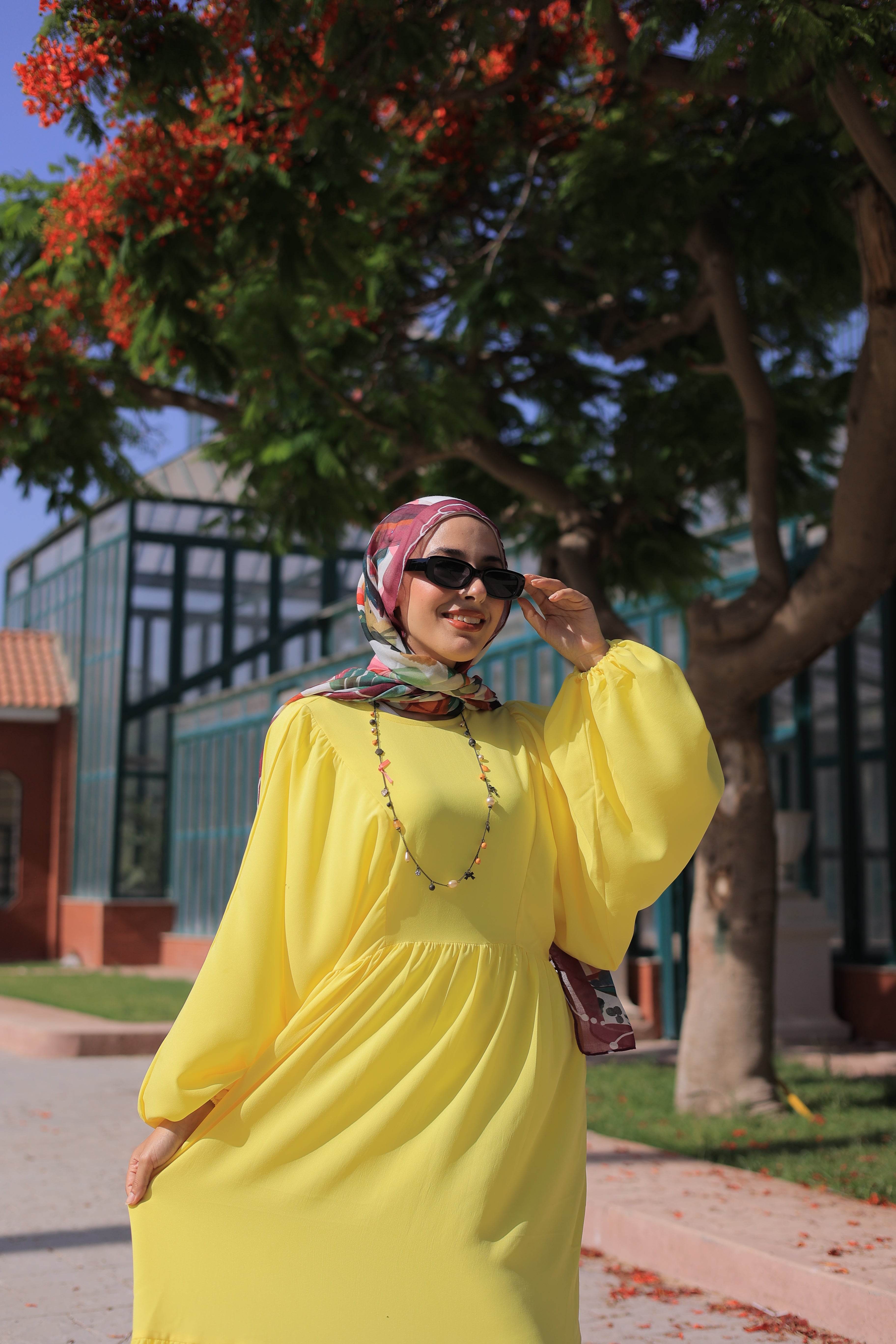 The Soleil Outfit - Scarf + Dress -