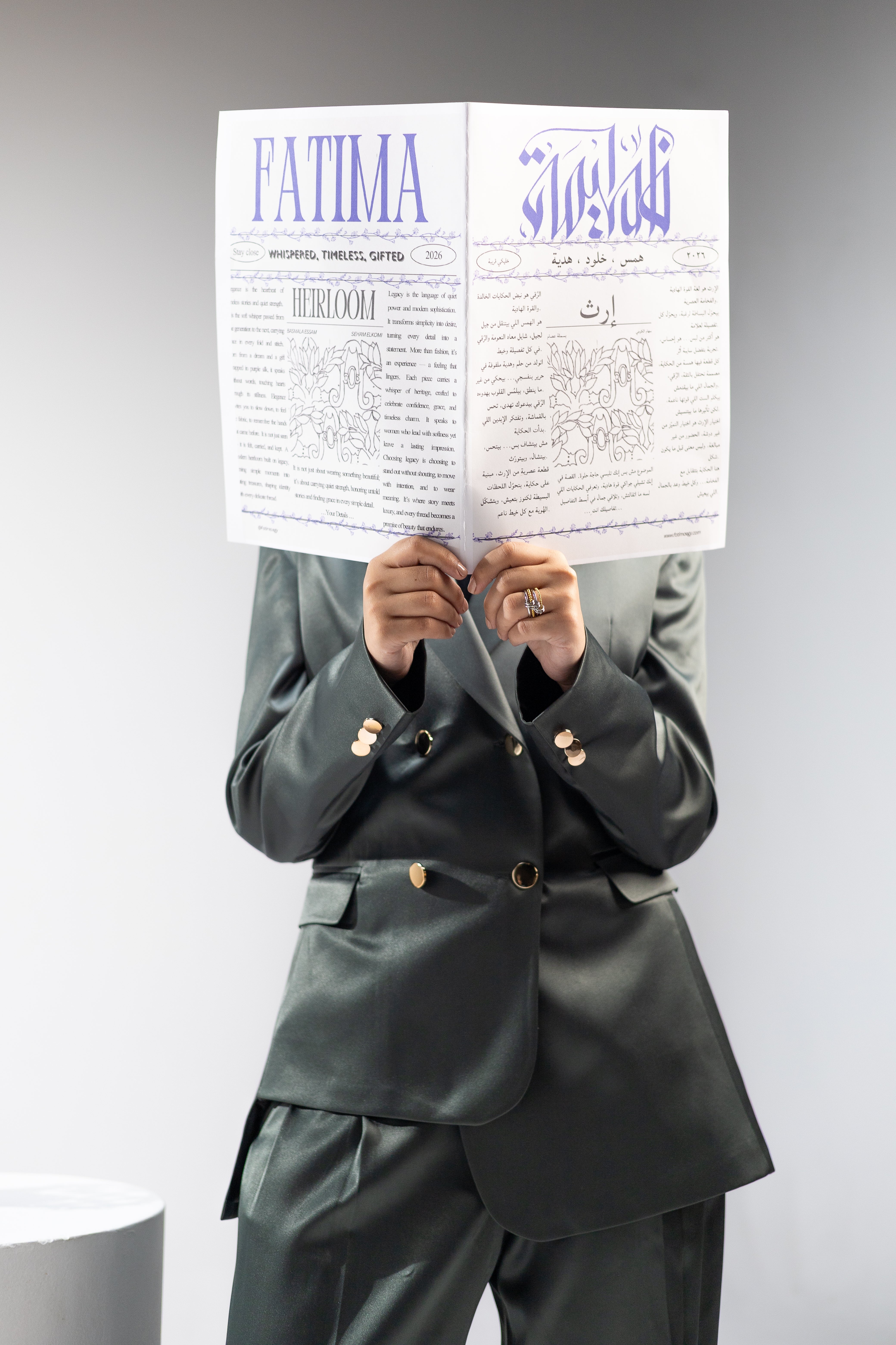 Sage Green Tailored Lace-Back Suit