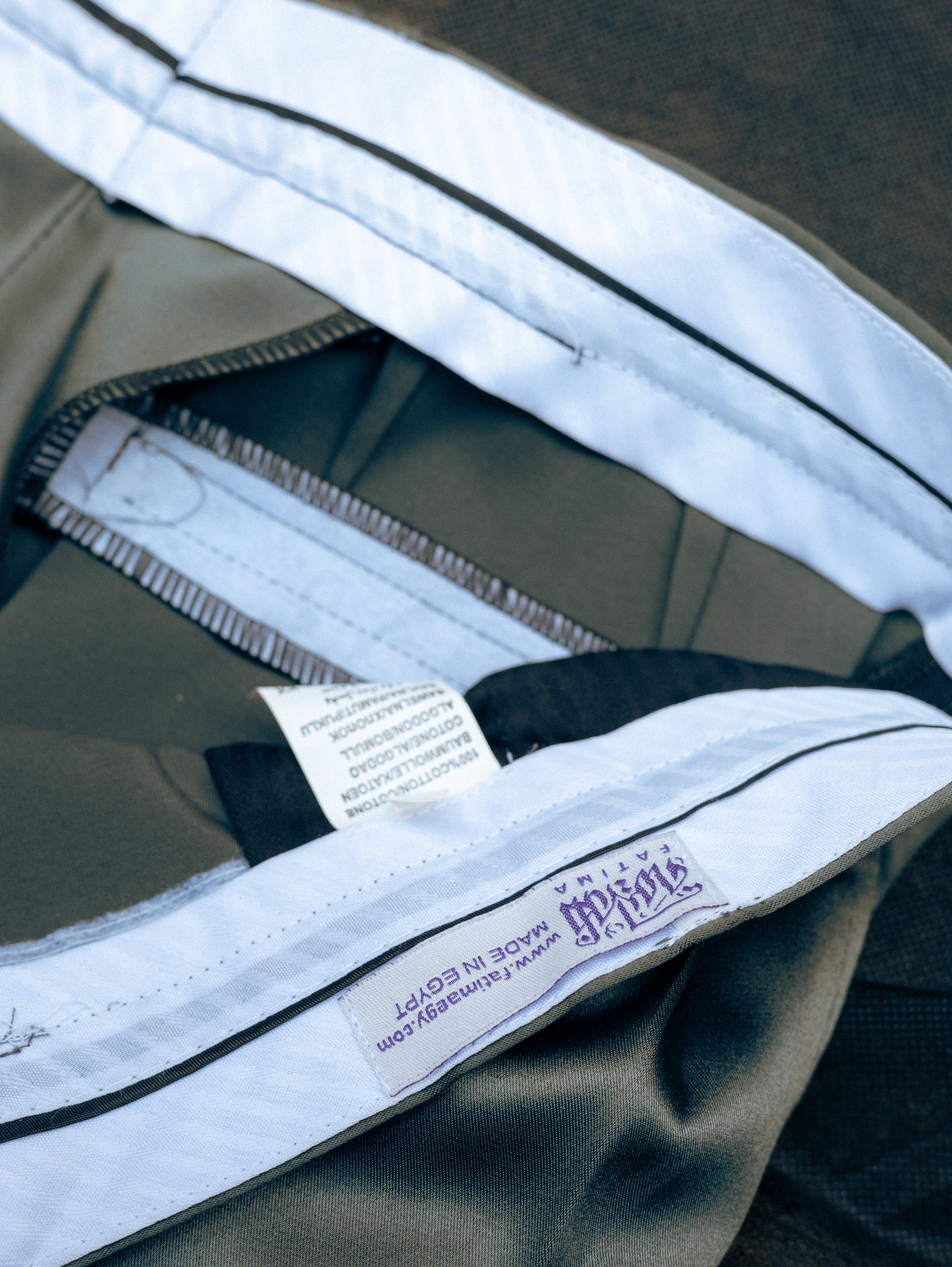 Sage Green Tailored Lace-Back Suit