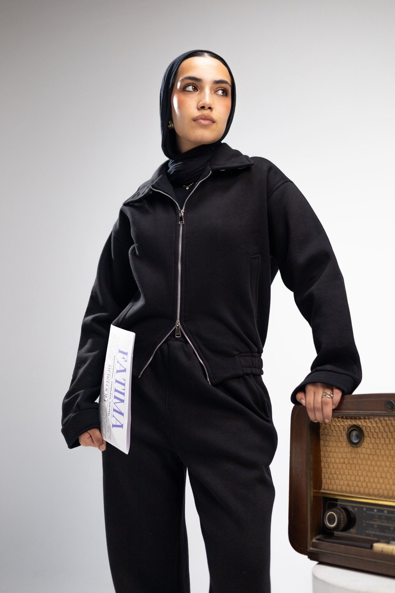 Track Suit Black - Fatima Egy