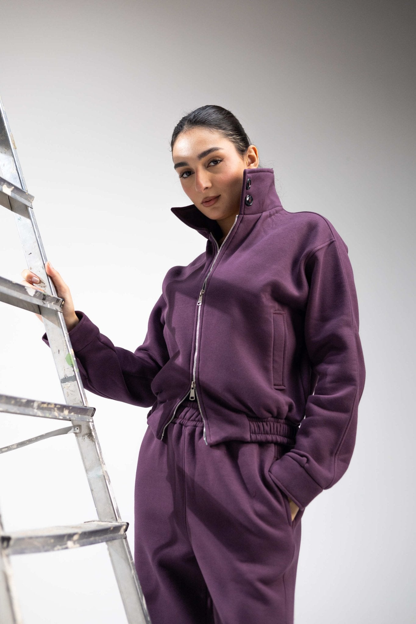 Track Suit Maroon - Fatima Egy