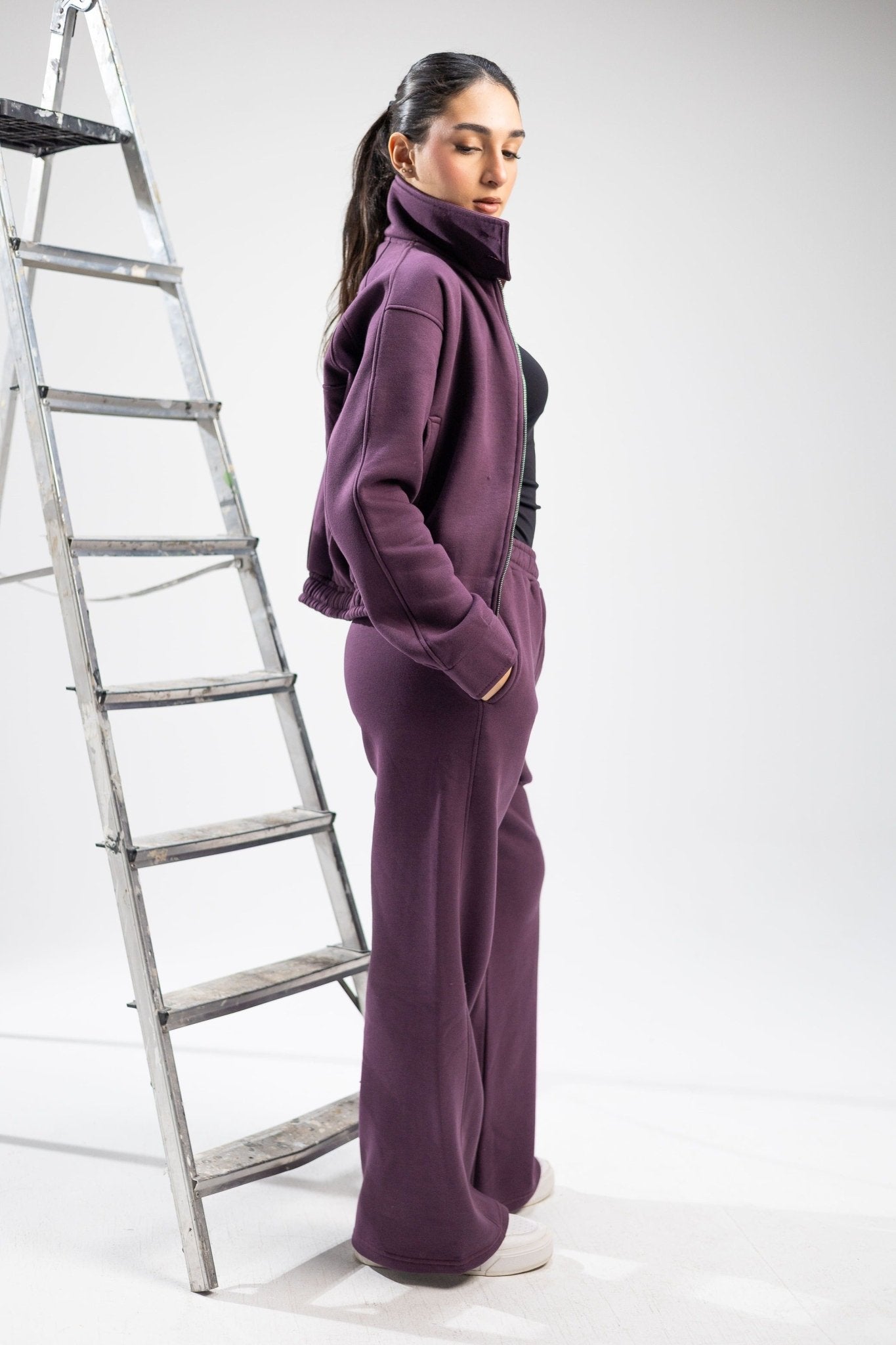 Track Suit Maroon - Fatima Egy