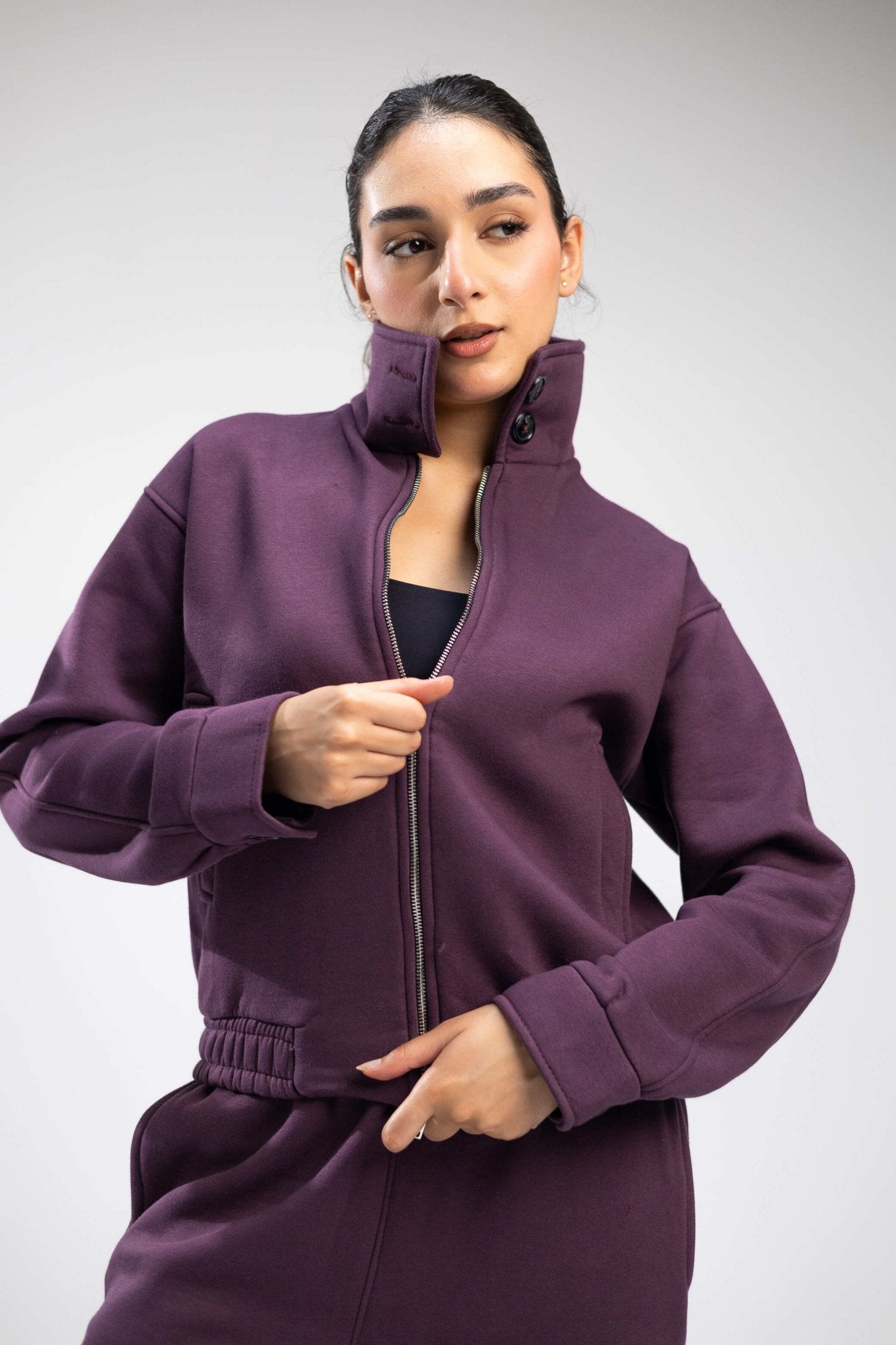 Track Suit Maroon - Fatima Egy