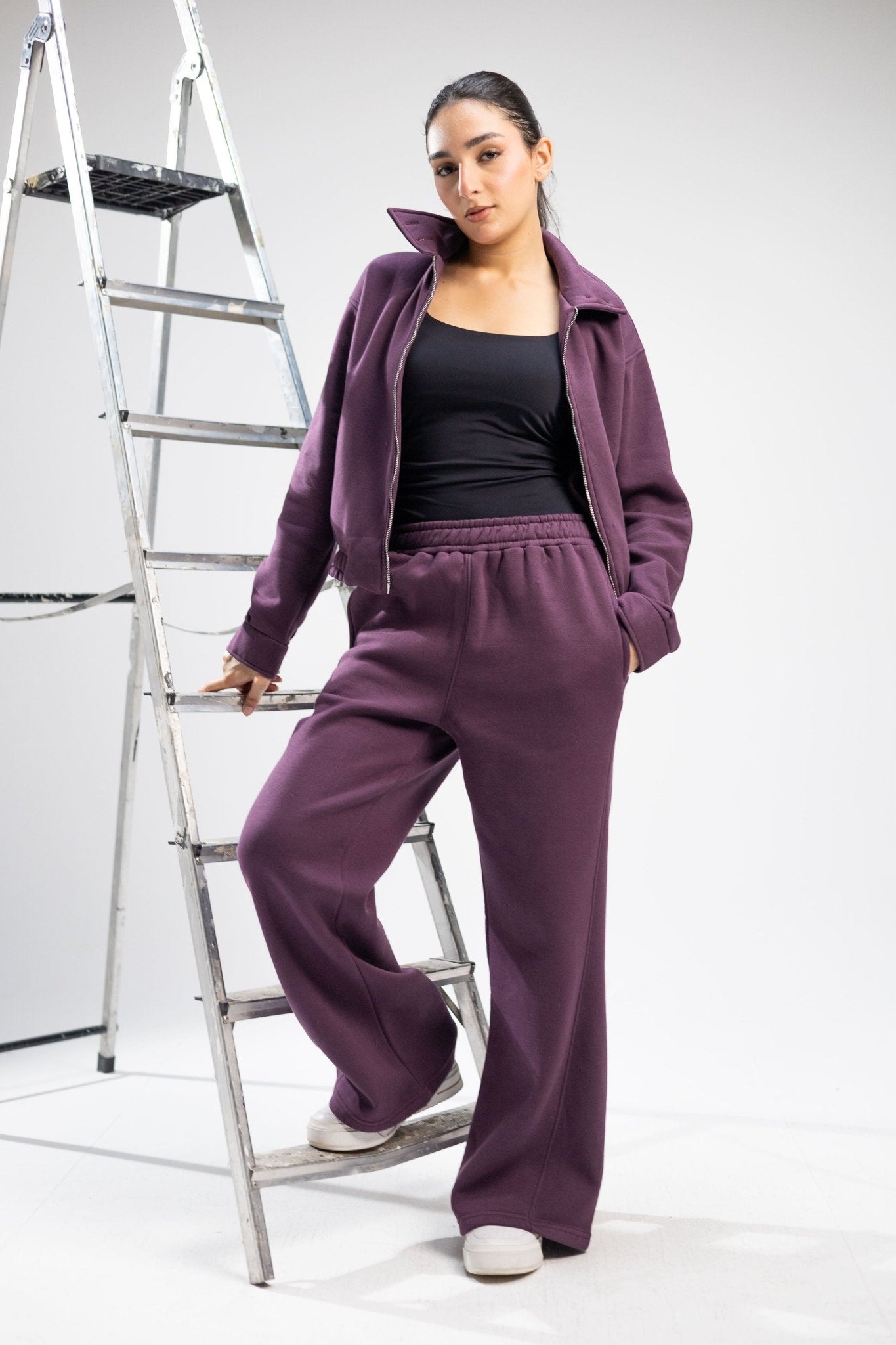 Track Suit Maroon - Fatima Egy