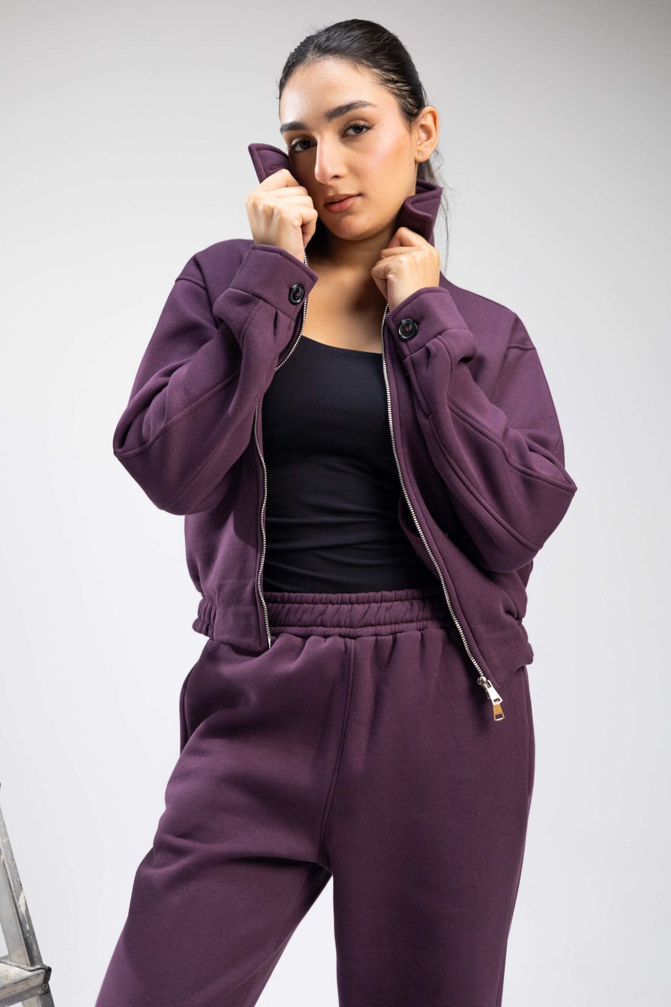 Track Suit Maroon - Fatima Egy